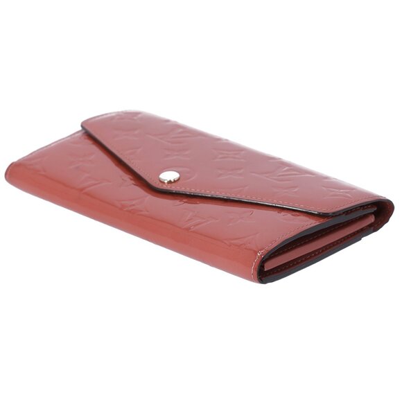 Louis Vuitton Sarah Monogram Vernis Long Wallet M90429 Viu Rose - Picture 3 of 7